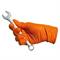 BOX 50 GUANTI VAM DIAMOND GRIP NITRILE ORANGE L