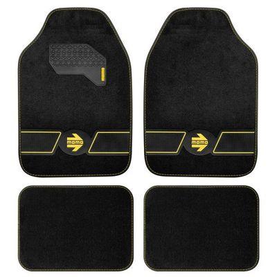MOMO TAPPETI AUTO FUN NERO-GIALLO 4 PZ