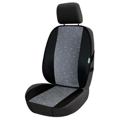 COPRISEDILE SINGOLO TOPFRESHCARTA TESSILE COTONE TETRIS GRIG