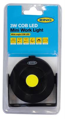 RING TORCIA MAGNETICA ROTONDA 3W COB - BLISTER -