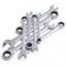 SET DI CHIAVI METRICHE A DOPPIO CRICCHETTO. 8PZ
