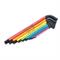 SET DI CHIAVI A BRUGOLA BALL-END NERE COLORATE 9PZ