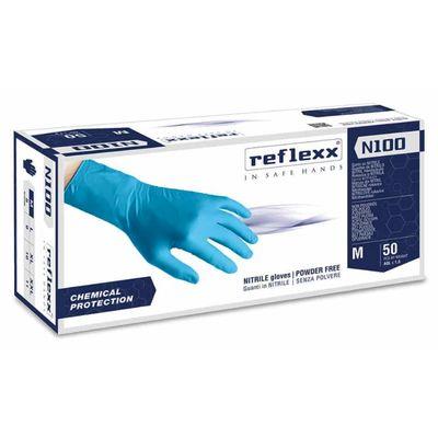 N.50 GUANTI N100 MIS.(XXL) NITRILE ALTO SPESSORE REFLEXX