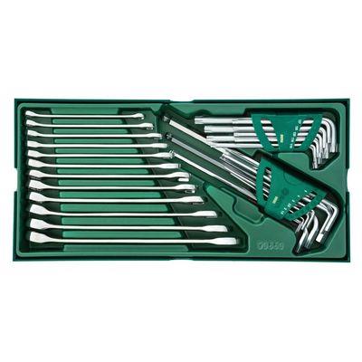 SET VASS. CHIAVI COMBINATE E CHIAVI A L 30PZ