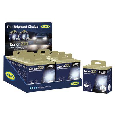 EXPO BANCO RING 8 X H7 XENON220 12V