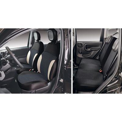 COMPLETO FODERE X F.PANDINA 4POSTI CREMA/NERO POST.INT.DIGER