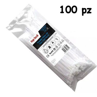 FASCETTE NYLON bianche 3.6X200 mm(conf.100pz)